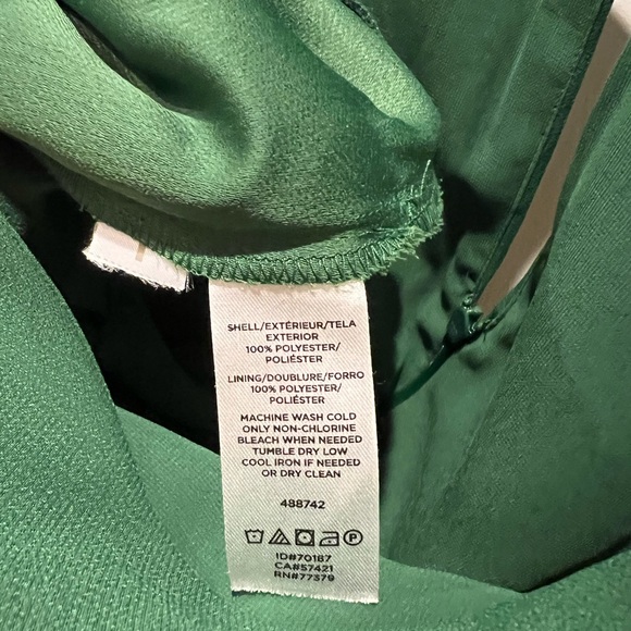 Ann Taylor Emerald Green Flutter Sleeve Pocket Jumpsuit - Picture 5 of 10